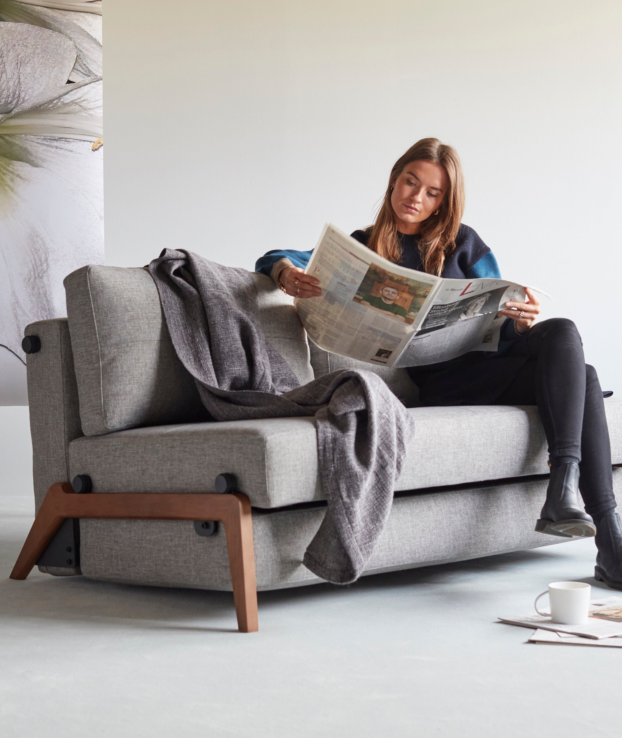 Cubed Deluxe Armless Sleeper Sofa - More Colors Innovation Living - BEAM // Design Store
