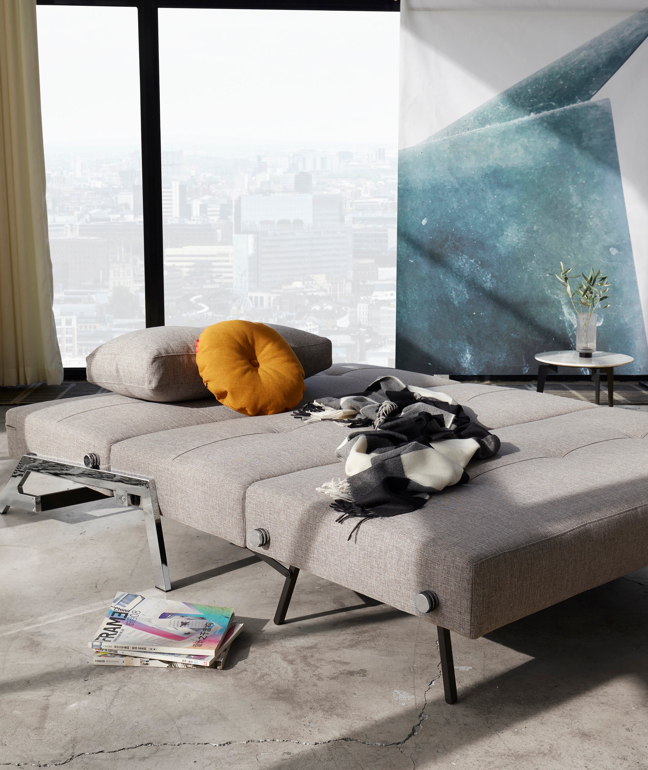 Cubed Deluxe Armless Sleeper Sofa - More Colors Innovation Living - BEAM // Design Store