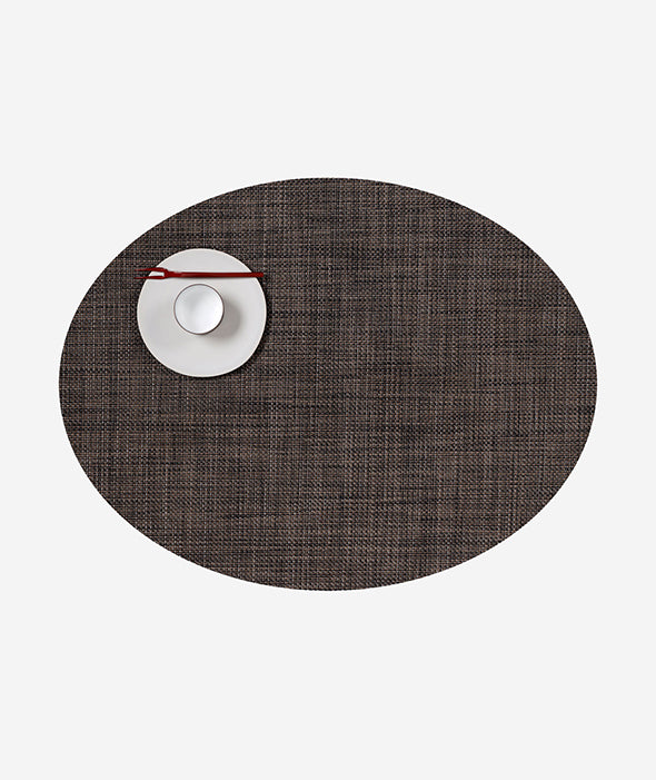 Mini Basketweave Oval Placemat Set/4 - More Options