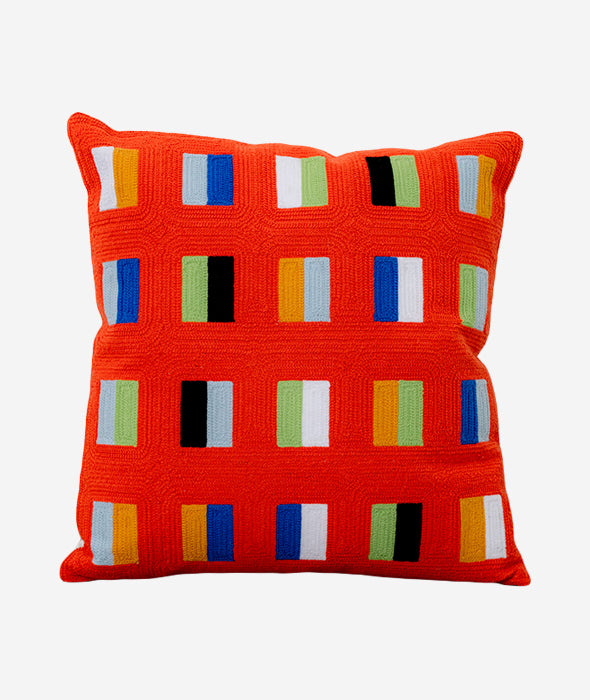 Dash Embroidered Pillow Dusen Dusen - BEAM // Design Store