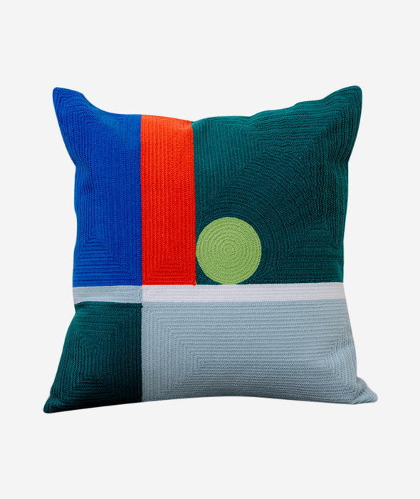 Dot Embroidered Pillow Dusen Dusen - BEAM // Design Store