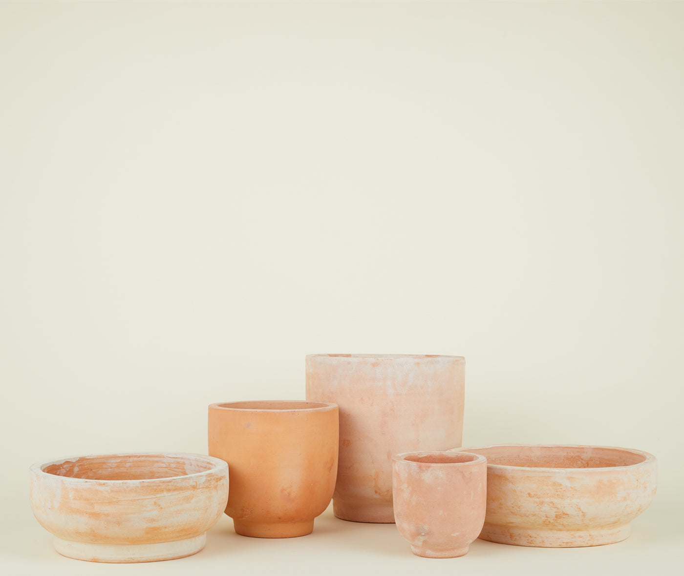 Hawkins New York Footed Terracotta Planters