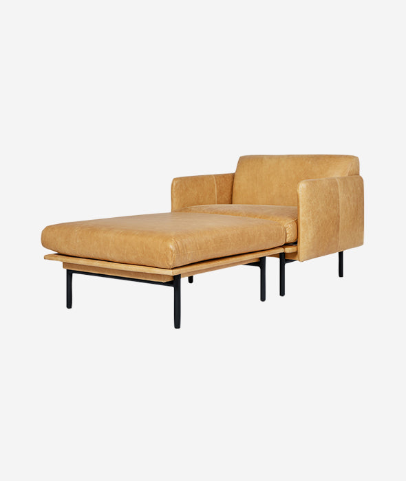 Foundry Leather Chaise - More Options