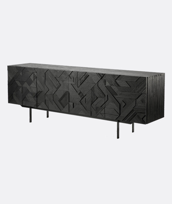Graphic Sideboard - 4 Doors Ethnicraft - BEAM // Design Store