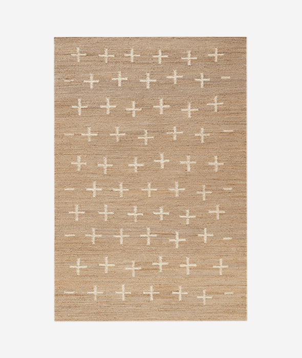 Jute Cross Rug - More Options