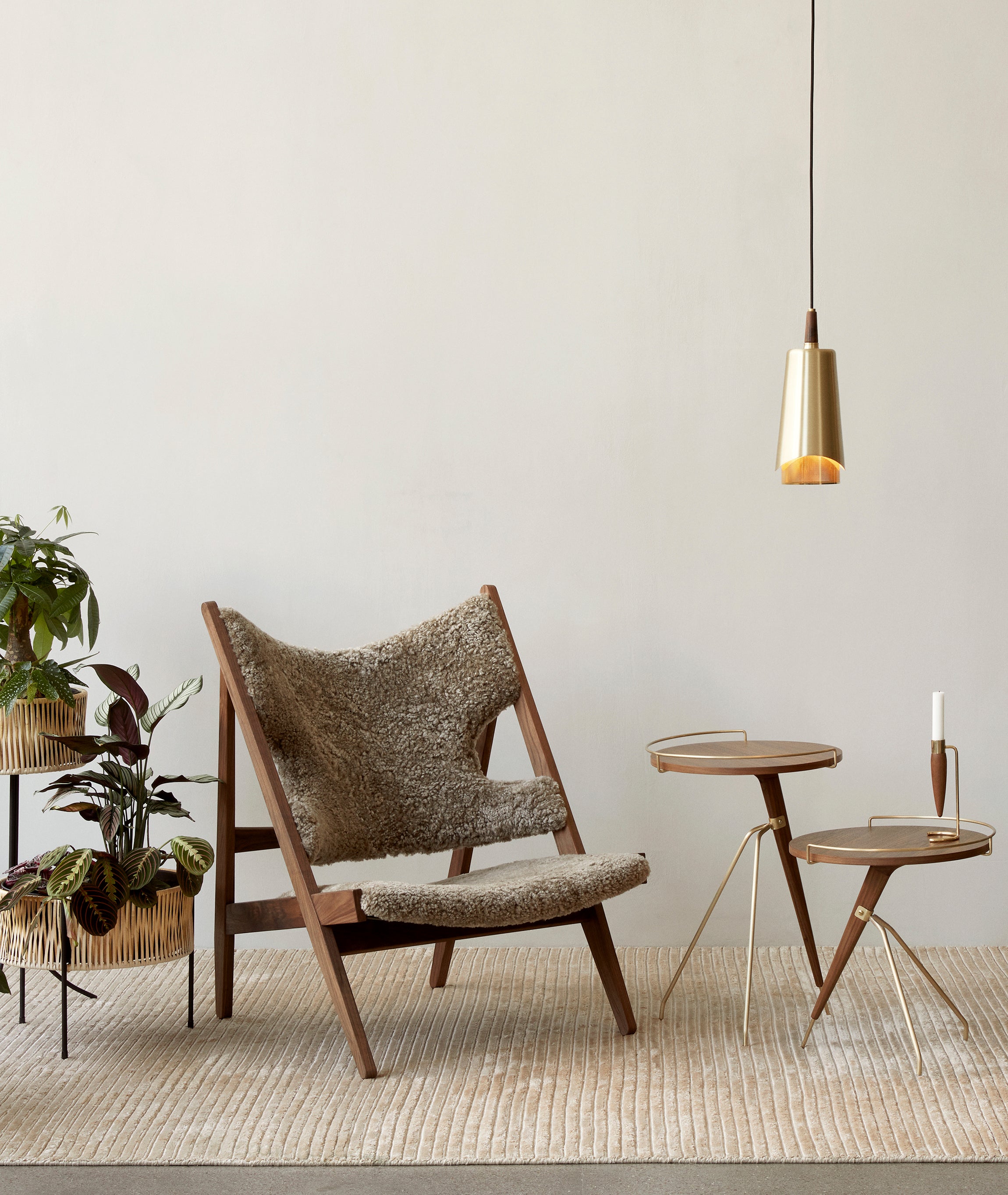 Knitting Lounge Chair Sheepskin - More Options