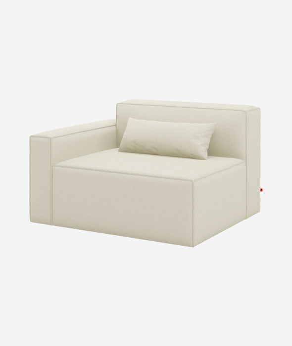 Mix Modular Left Armchair - More Options - BEAM