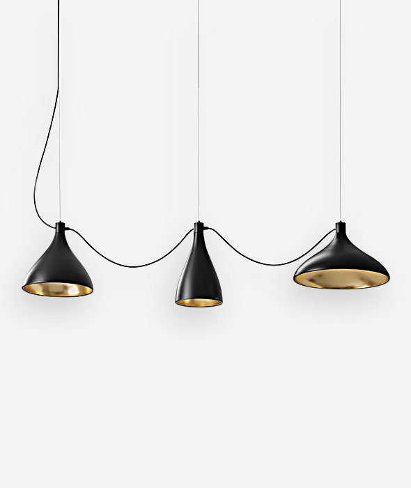 Swell String Pendant Lamp Set/3 - 3 Colors - BEAM