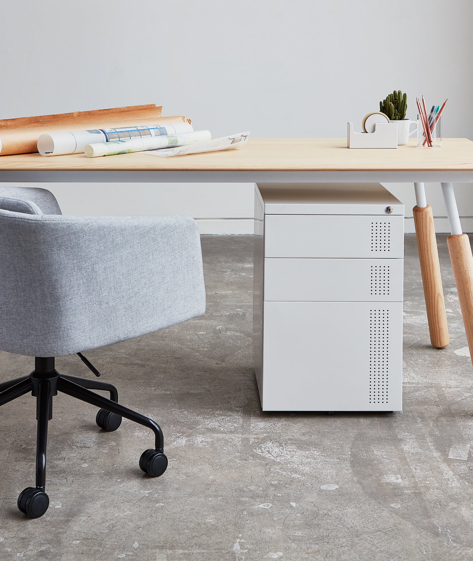 Perf File Cabinet - 2 Colors Gus* Modern - BEAM // Design Store