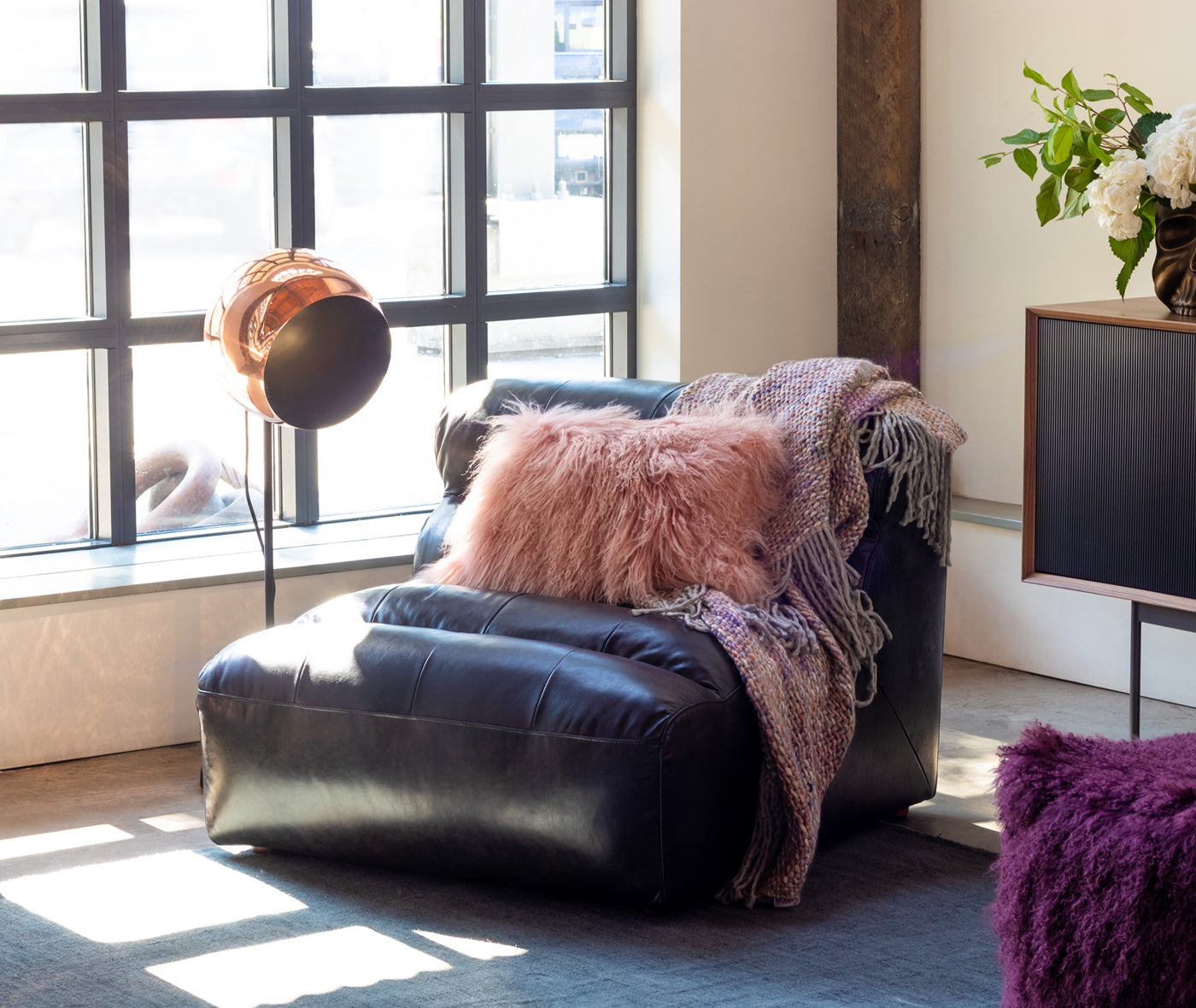 Ramsay Leather Slipper Chair - More Options