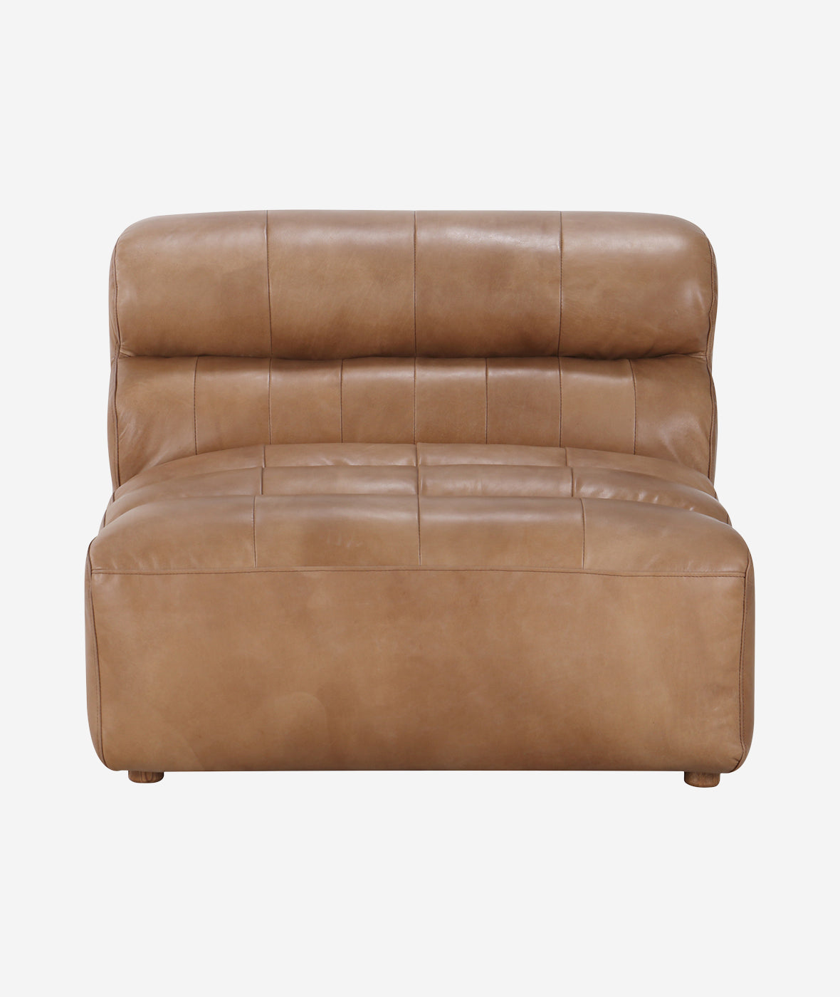 Ramsay Leather Slipper Chair - Tan