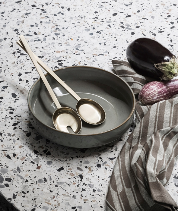 Fein Brass Salad Servers Ferm Living - BEAM // Design Store