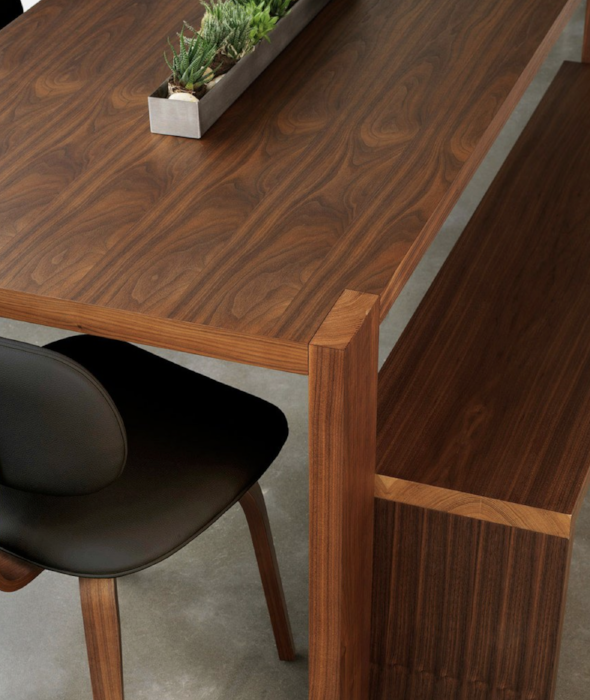 Plank Dining Table + Bench - 2 Colors Gus* Modern - BEAM // Design Store