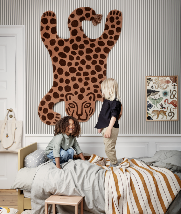 Safari Tufted Rug Leopard Ferm Living - BEAM // Design Store