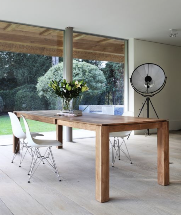 Slice Extendable Dining Table - 2 Colors Ethnicraft - BEAM // Design Store