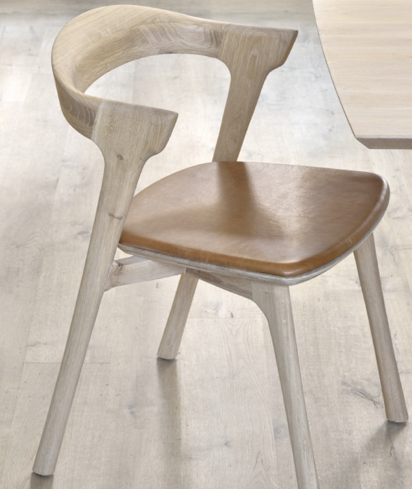 Bok Dining Chairs Leather - 2 Colors Ethnicraft - BEAM // Design Store