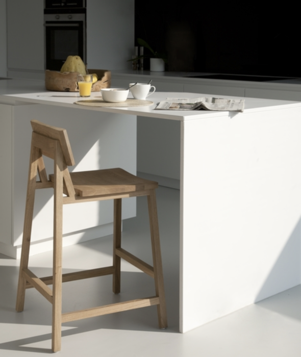 N Counter + Bar Stools Set/2 Ethnicraft - BEAM // Design Store