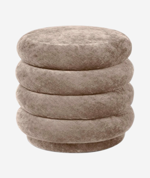 Faded Velvet Pouf Round - 5 Colors Ferm Living - BEAM // Design Store