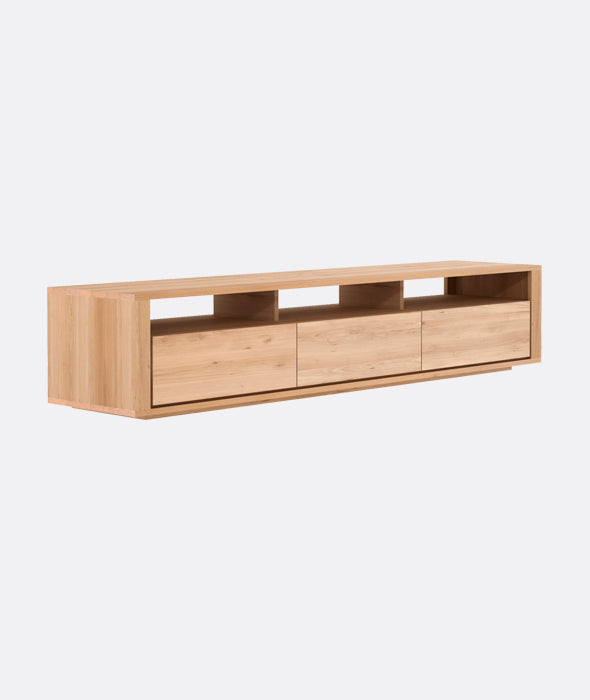 Shadow TV Cupboard - 3 Drawers Ethnicraft - BEAM // Design Store