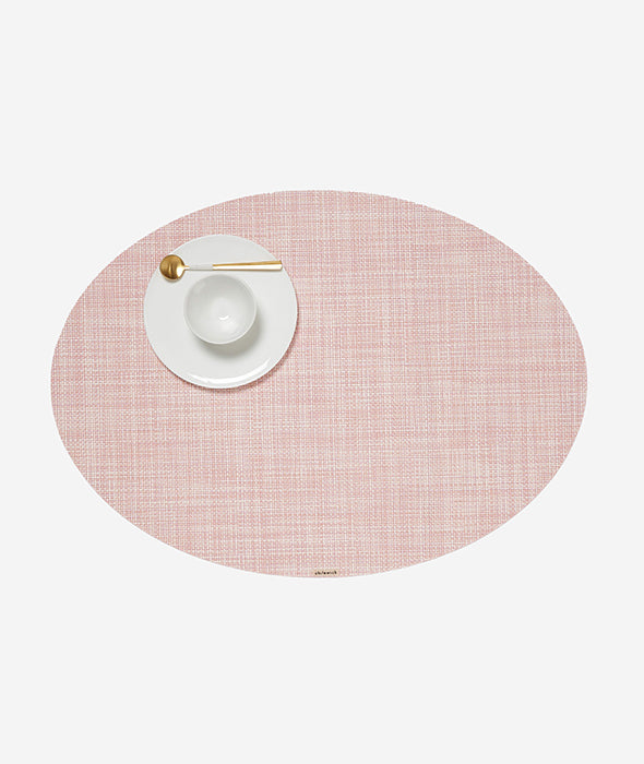 Mini Basketweave Oval Placemat Set/4 - More Options