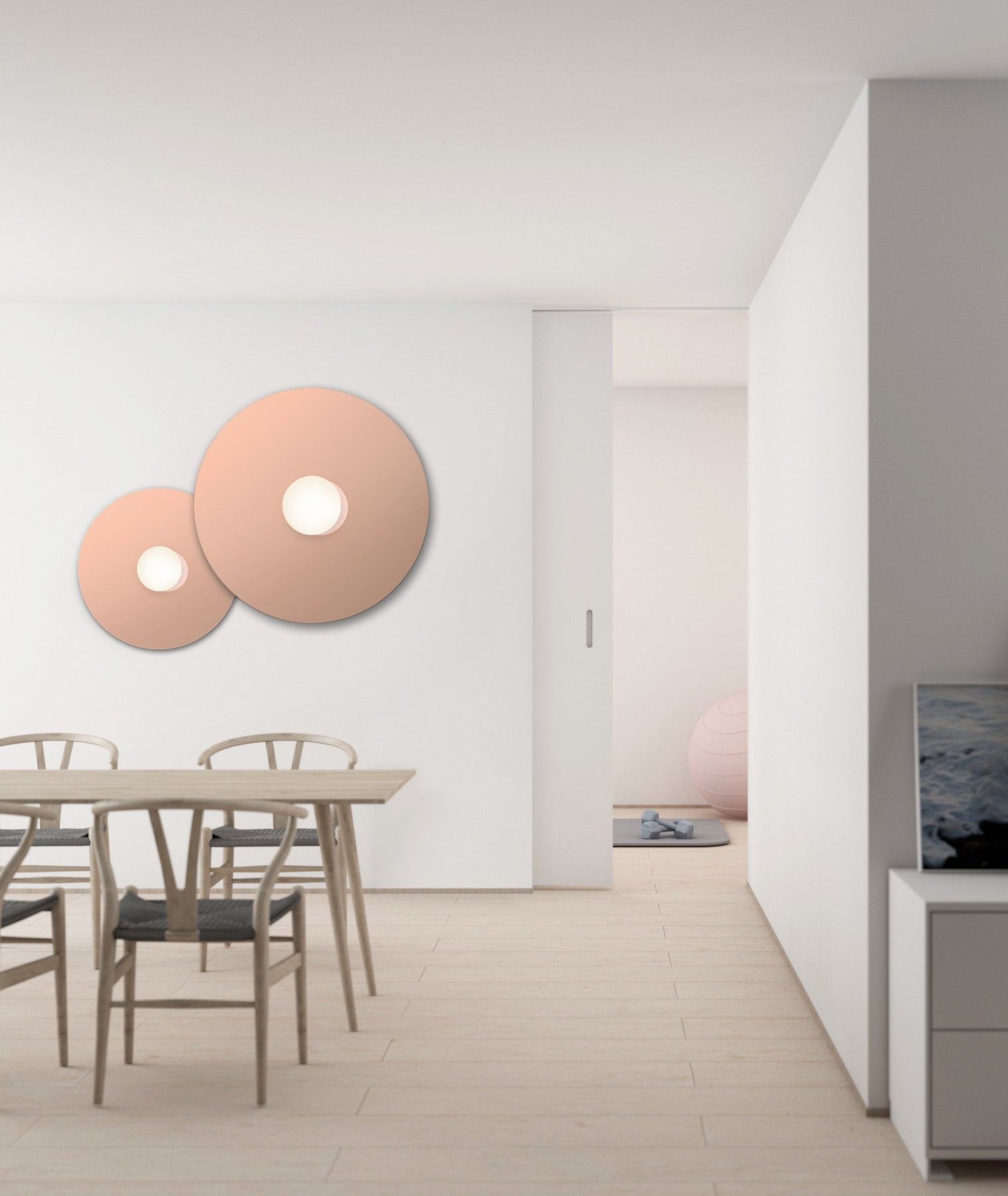 Bola Disc Flush Lamp - 4 Colors Pablo - BEAM // Design Store