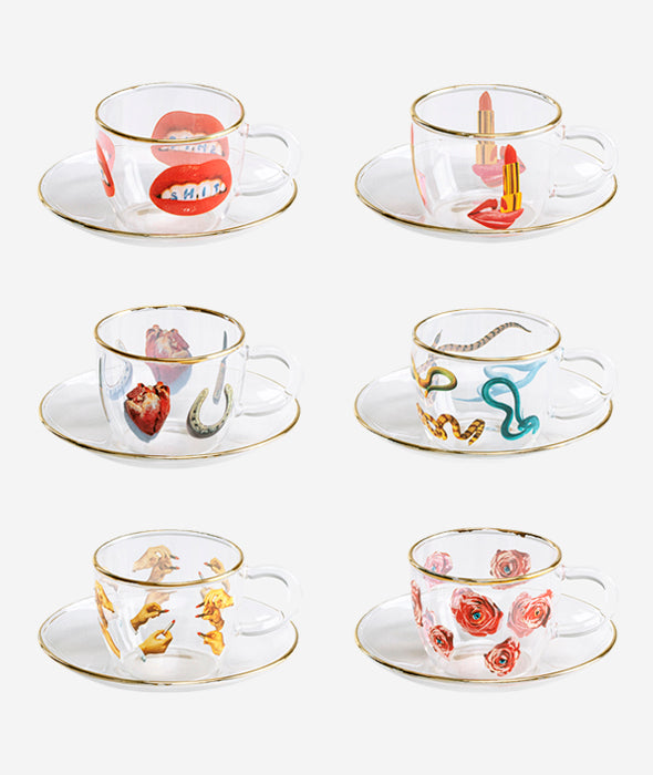 Toiletpaper Coffee Cup + Saucer Set - More Options