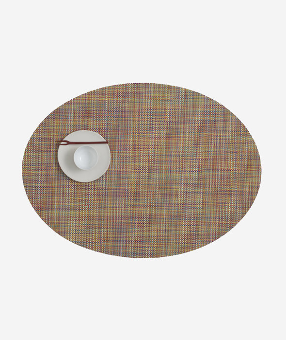 Mini Basketweave Oval Placemat Set/4 - More Options