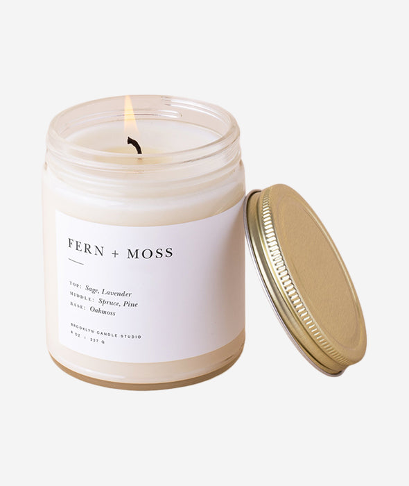 Fern + Moss Minimalist Candle BROOKLYN CANDLE STUDIO - BEAM // Design Store