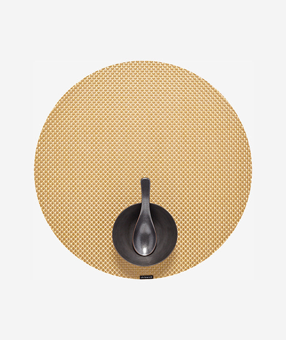 Basketweave Round Placemat Set/4 - More Options