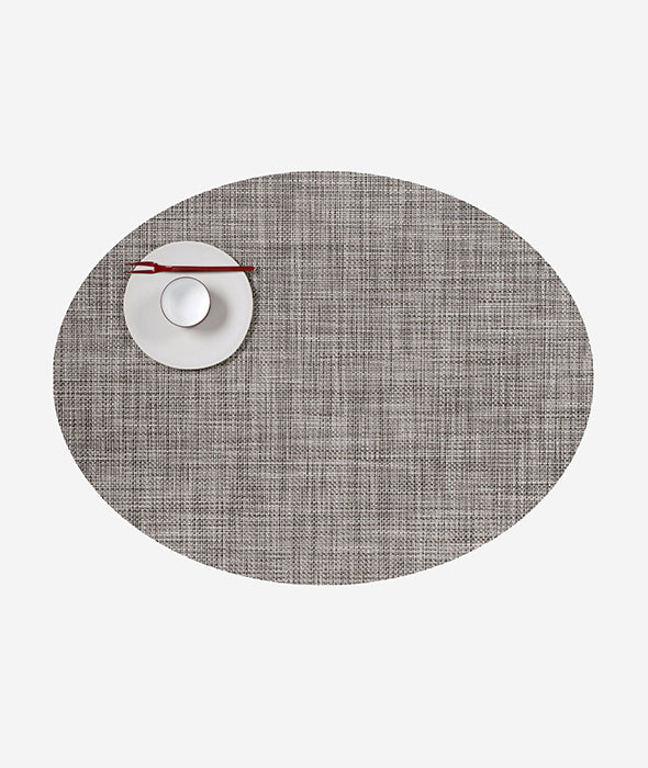 Mini Basketweave Oval Placemat Set/4 - More Options