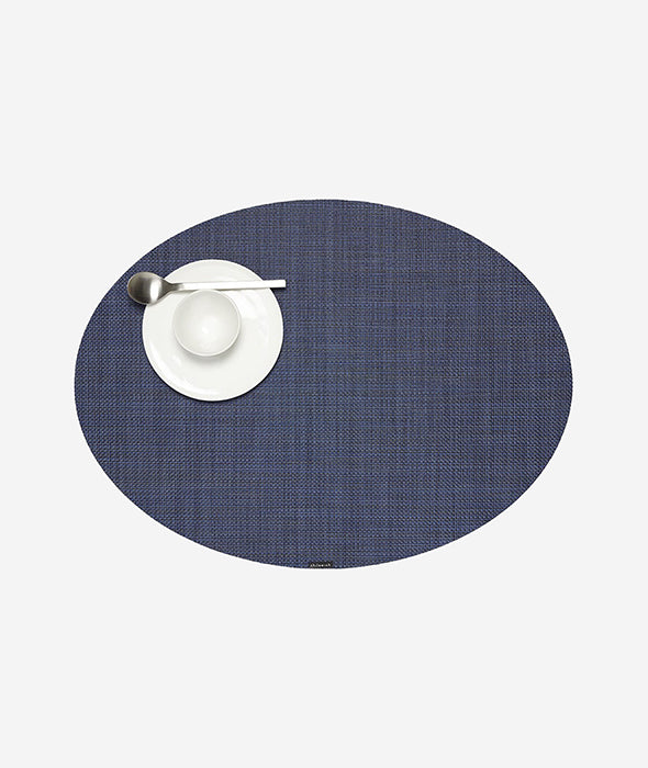 Mini Basketweave Oval Placemat Set/4 - More Options