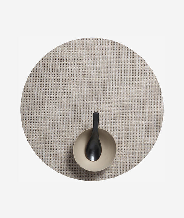 Basketweave Round Placemat Set/4 - More Options