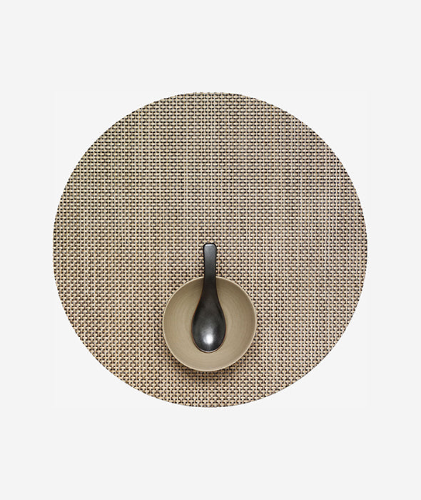 Basketweave Round Placemat Set/4 - More Options