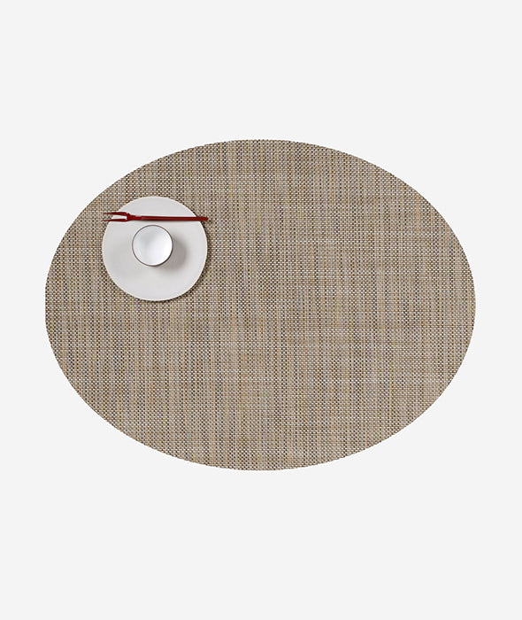 Mini Basketweave Oval Placemat Set/4 - More Options