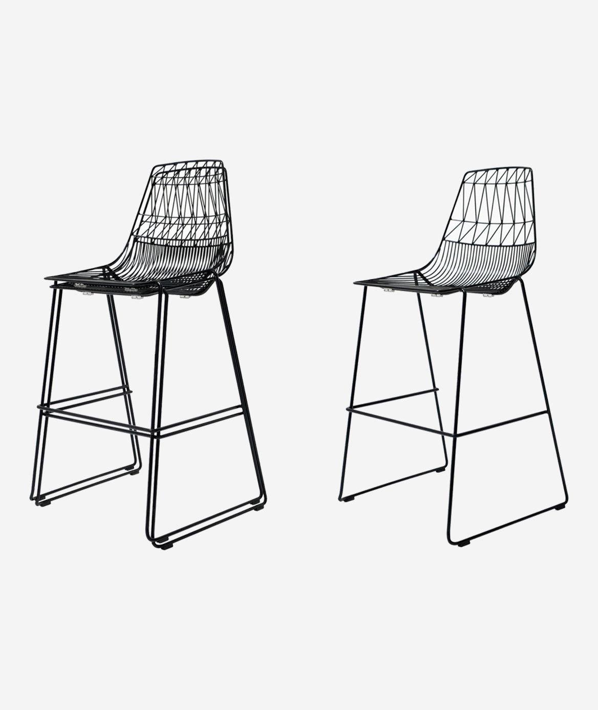 Black wire bar online stools