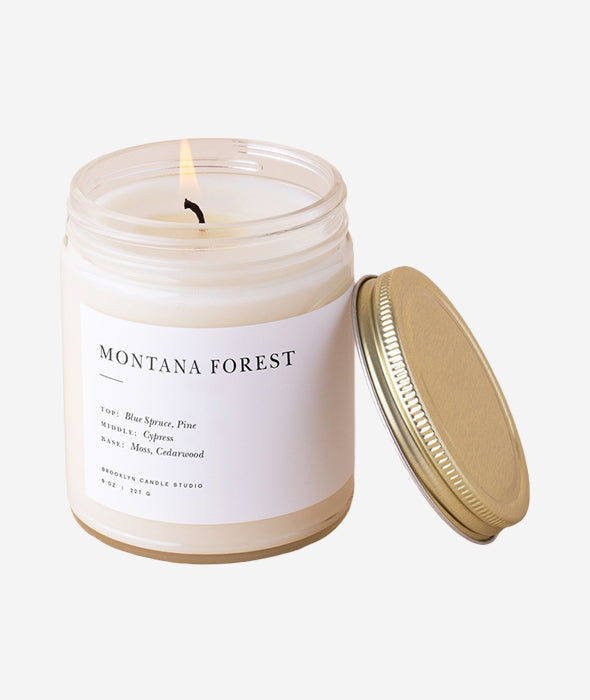 Montana Forest Minimalist Candle BROOKLYN CANDLE STUDIO - BEAM // Design Store