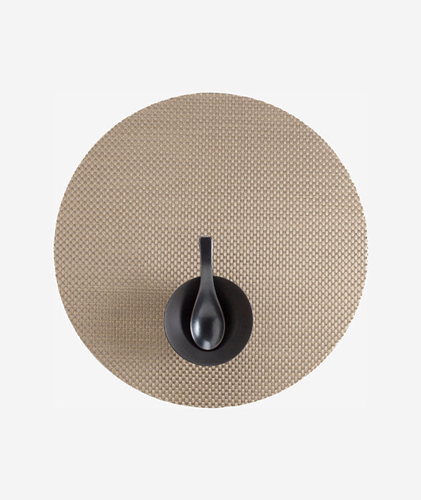 Basketweave Round Placemat Set/4 - More Options