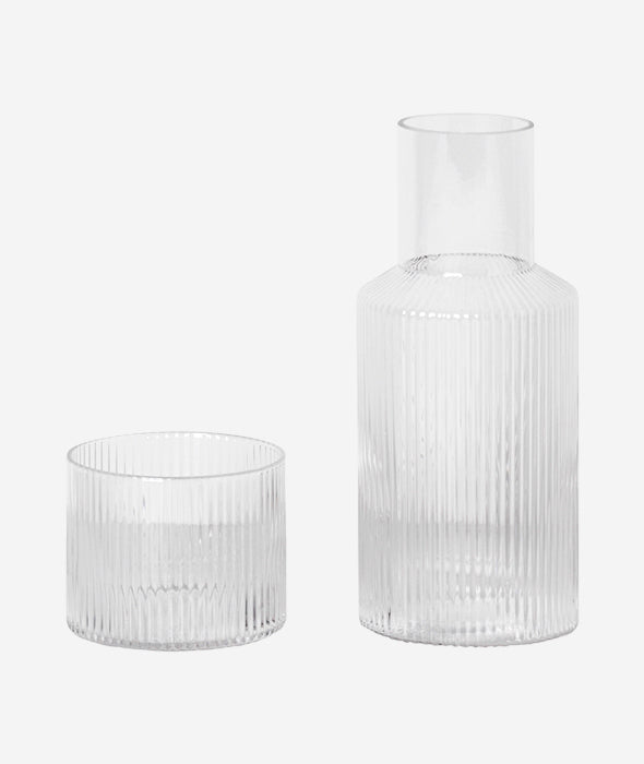 Ripple Mini Carafe Set Ferm Living - BEAM // Design Store